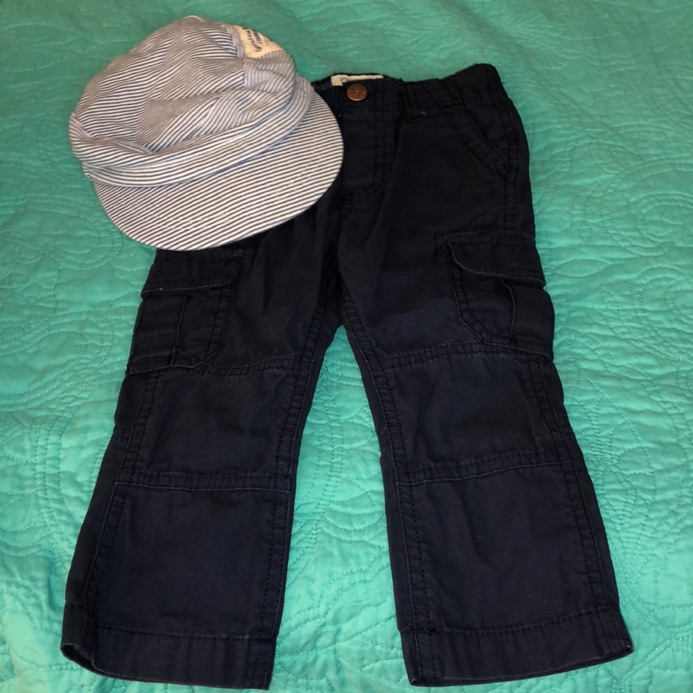 18M Hat & Navy Pants